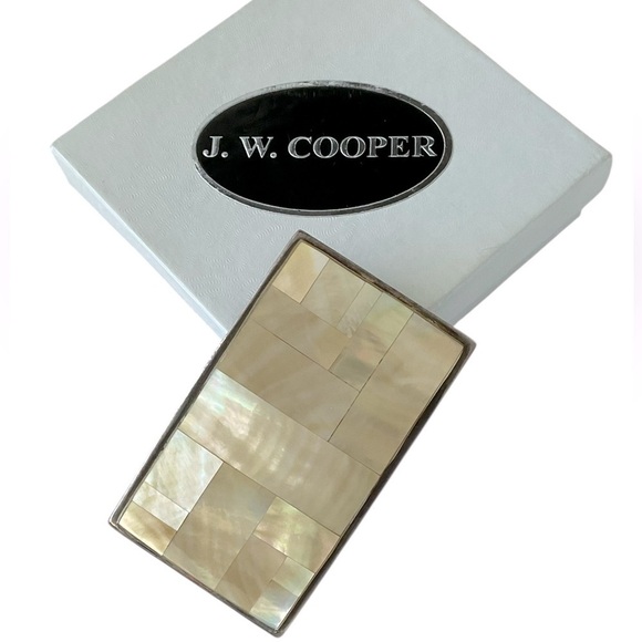 BGM BG Mudd Sterling Silver Mother of Pearl Inlay Belt Buckle Native American - Picture 1 of 11